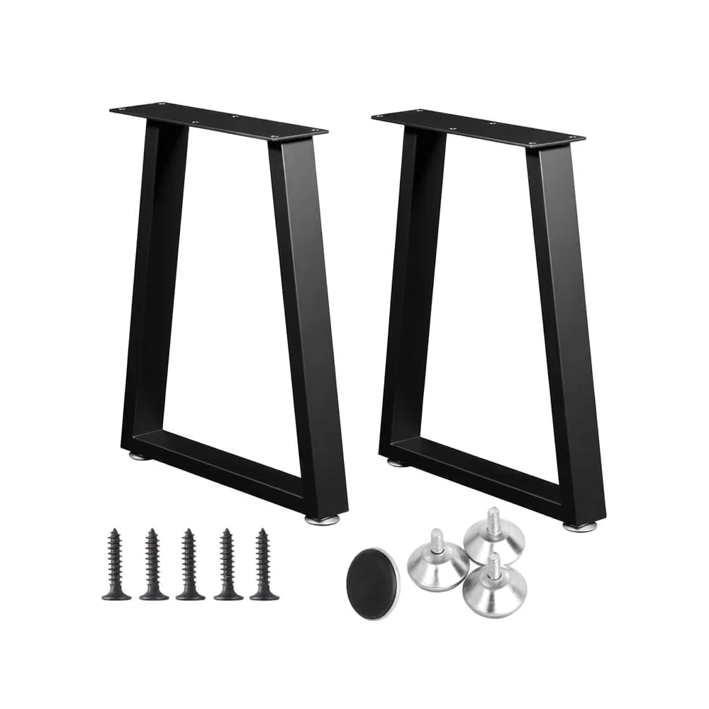 

GOOGO 2 Pieces Metal Coffee Table Legs T-Type, Heavy Duty Industrial DIY Furniture, Breakfast Bar Bench Desk Feet, 30x41.5cm