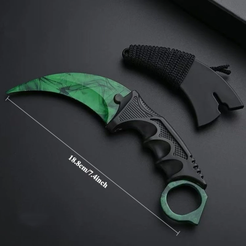 Sicherheits-Trainingsrequisite mit gebogenem, ungeschliffenem Schaft und ergonomischem Griff, mehrfarbige Optionen für Übung und Cosplay – Detail 4