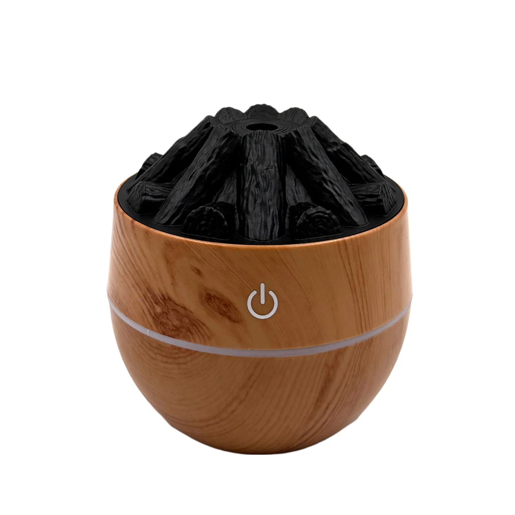 Compact USB Humidifier 200ML Air Humidifier Home Use Office Environment 10.3*10*10CM Artificial Charcoal Design