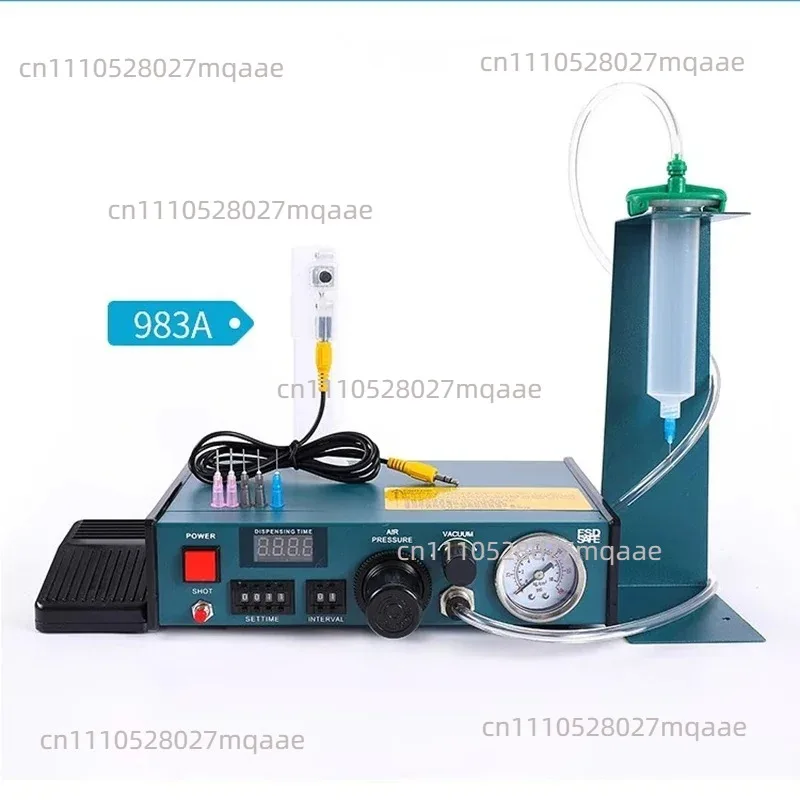 983A Automatic Dispensing Machine 110V/220V Epoxy Resin Semi-Automatic Liquid Glue Injection Machine Manual Pedal Dispenser