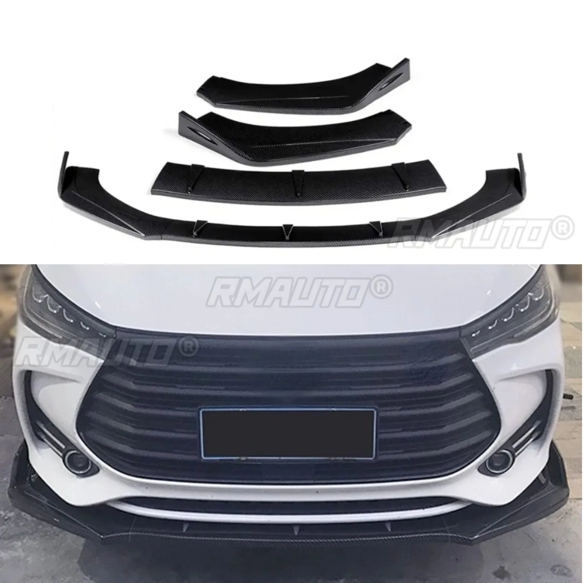 

Передний бампер автомобиля, передний бампер, разделитель, диффузор, защита бампера, фартук, защитный комплект кузова для BYD Song Max, автомобильные аксессуары