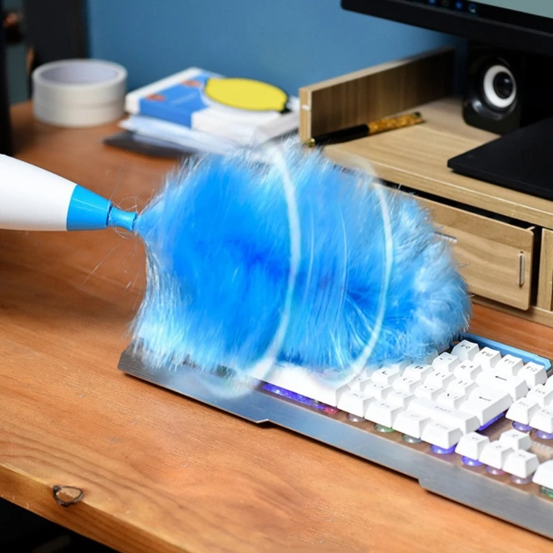 Electric Spin Duster Duster Brush 360° Adjustable Dust Cleaner Cleaning Dropship