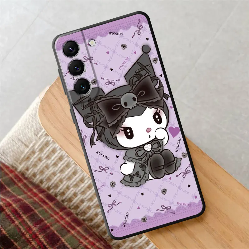 Wear A Bow Kuromi And My Melody Phone Case for Redmi Note 11 10 12 Pro 10 9 9S 8 for redmi 10C 12C 9A 9C Silicone Cover