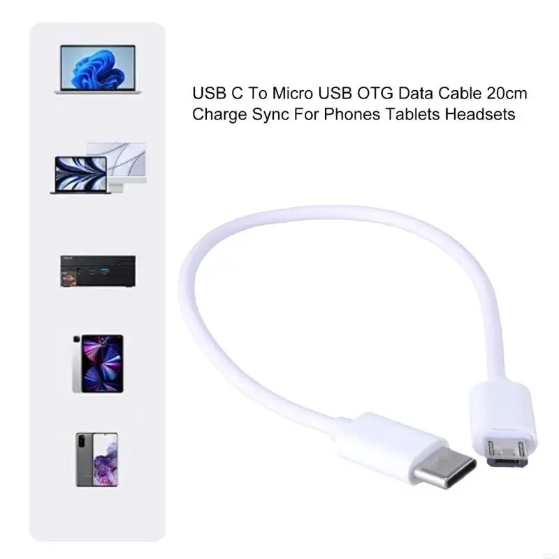 QXNF USB C TO USB OTG Адаптер Кабель 20см.