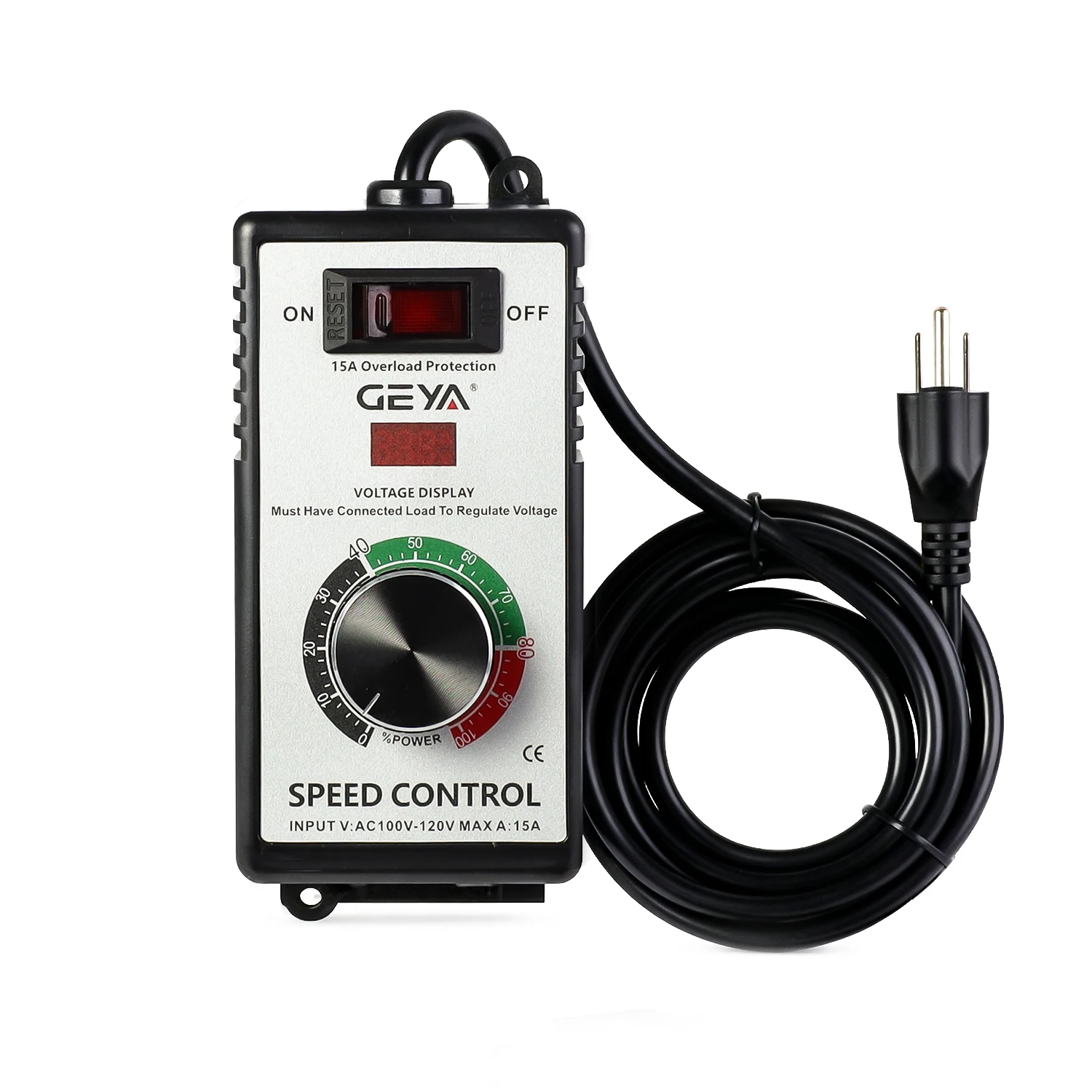 

GEYA Variable AC Motor Stepless Speed Controller Switch Electric Router Angle Grinder Governor Voltage Regulator Switch Tool