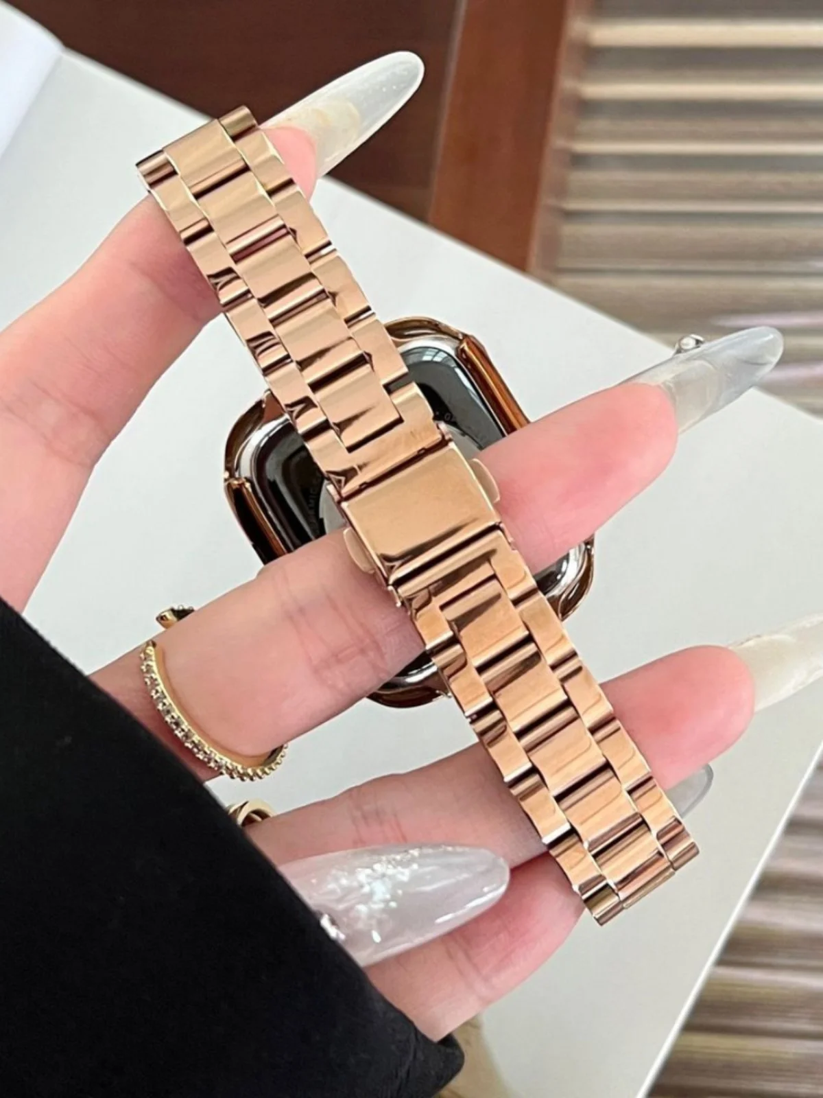 Stainless Steel Band For Apple Watch Strap 49mm 42mm 44mm Metal Bracelet iWatch Ultra Series 8 7 6 SE 5 4 3 for Women 45mm 41mm image 5