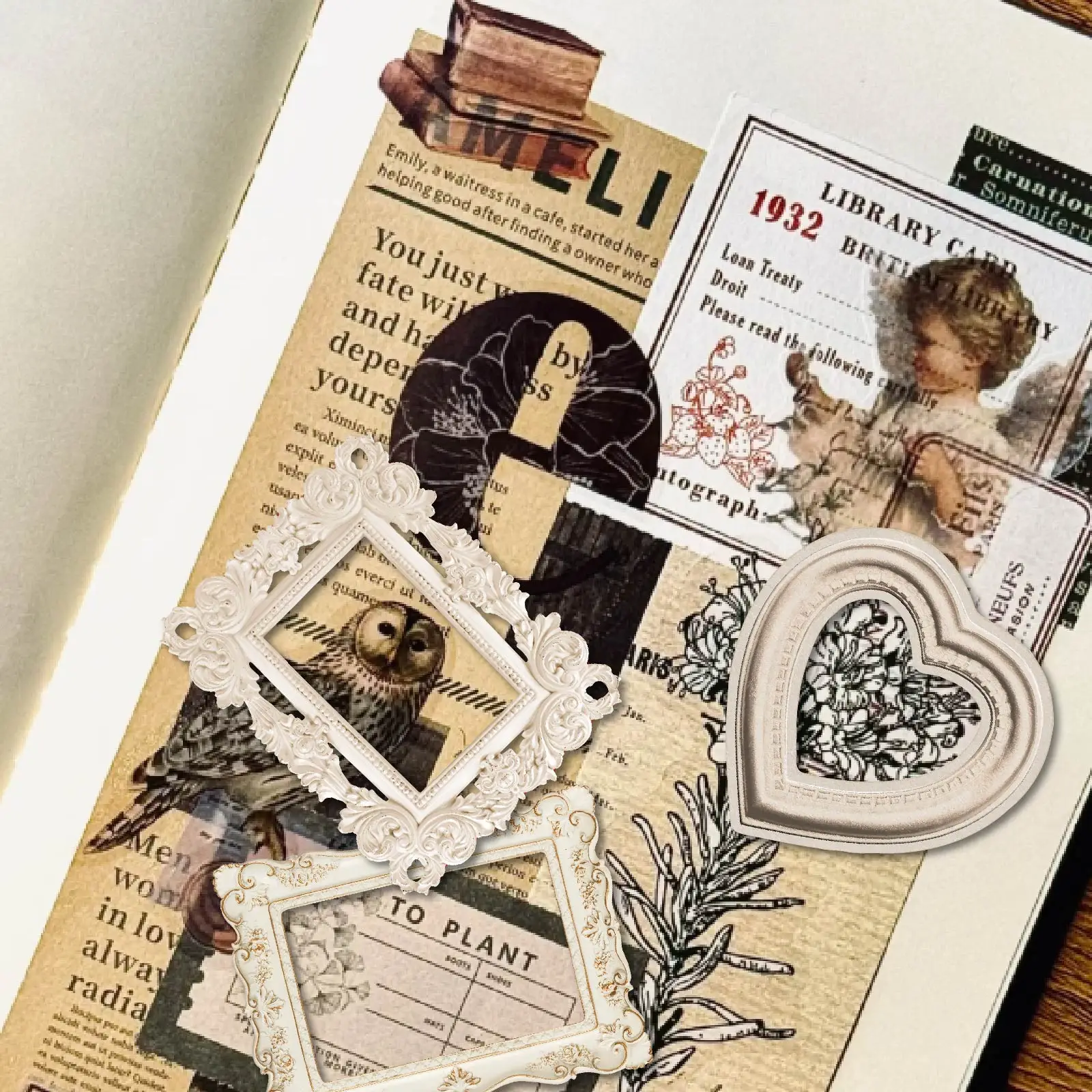25 Teile/paket Retro Mehrfarbige Rahmen Aufkleber Junk Journal Aufkleber Telefon Fall Notebook Wasser Tasse DIY Aufkleber Scrapbooking Liefert – Detail 3