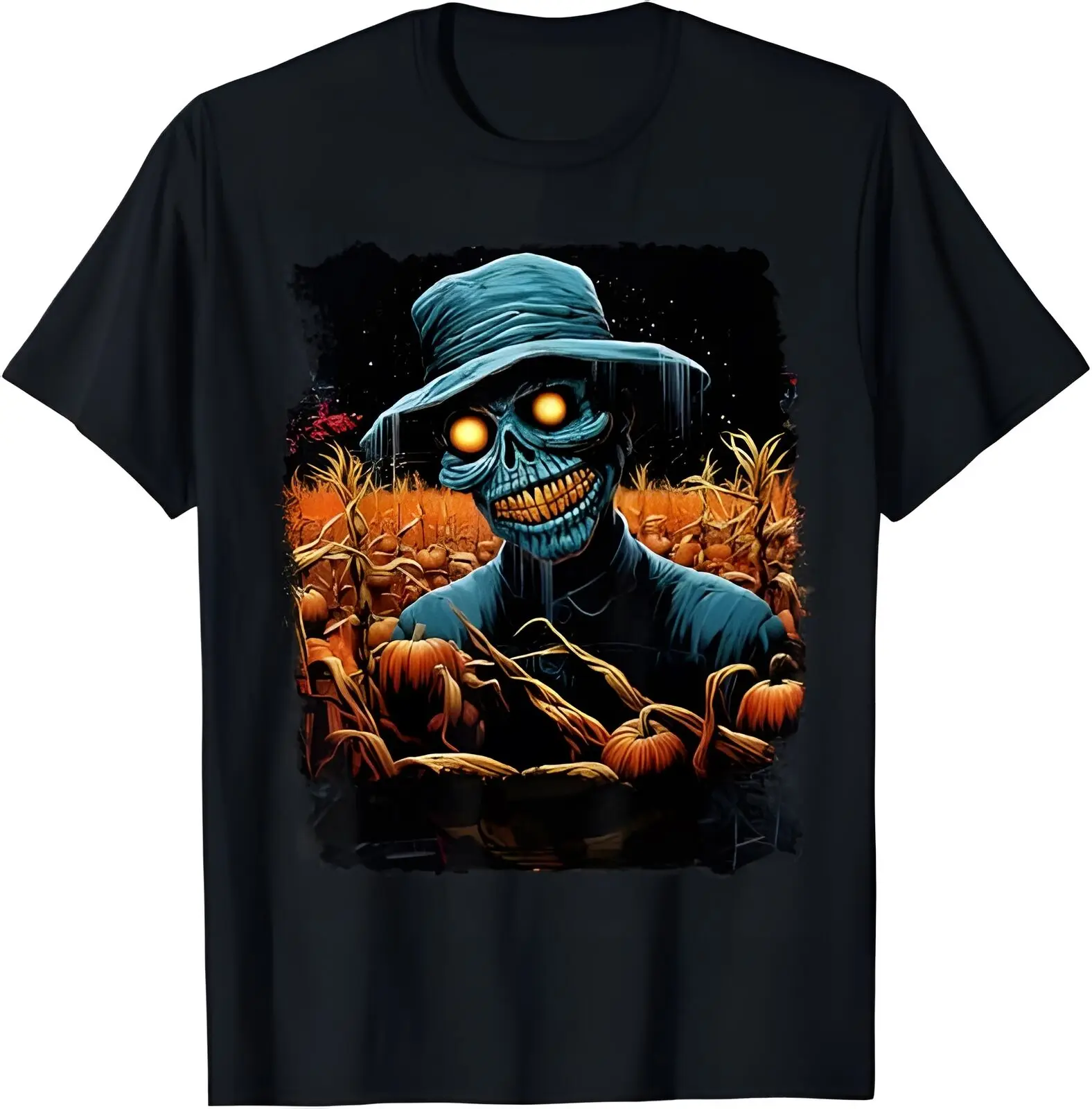 

New creepy Halloween pattern T-shirt