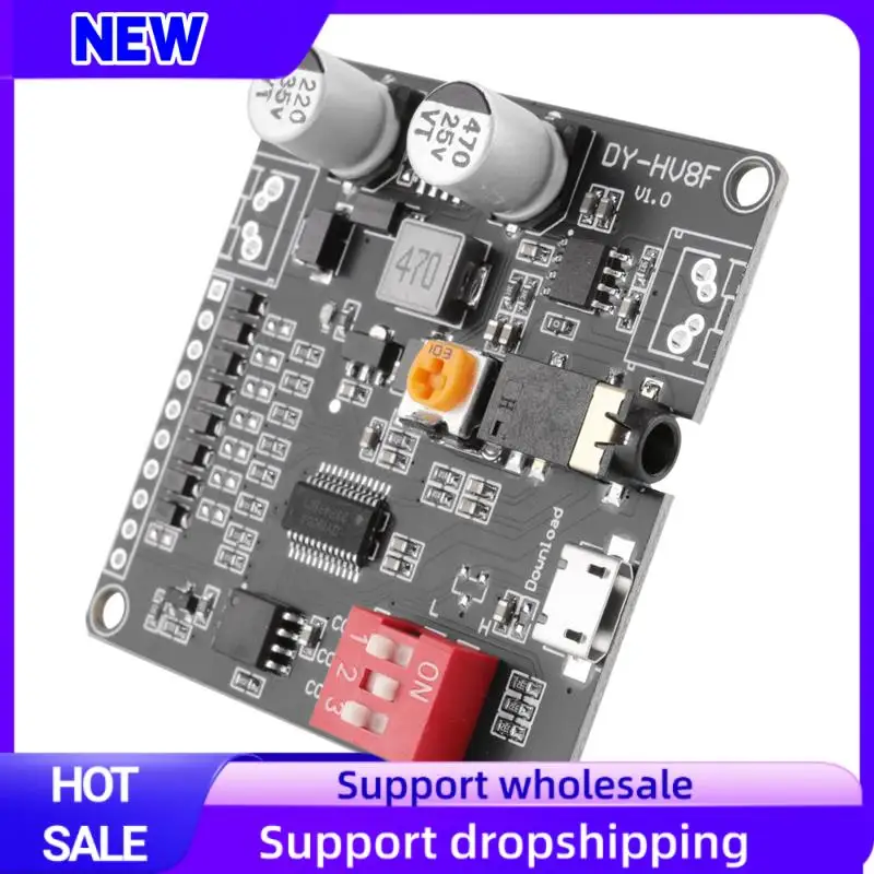 Suitable 12V/24V Voice Playback Module Serial Port Control Playback 10W/20W Voice Module HV8F