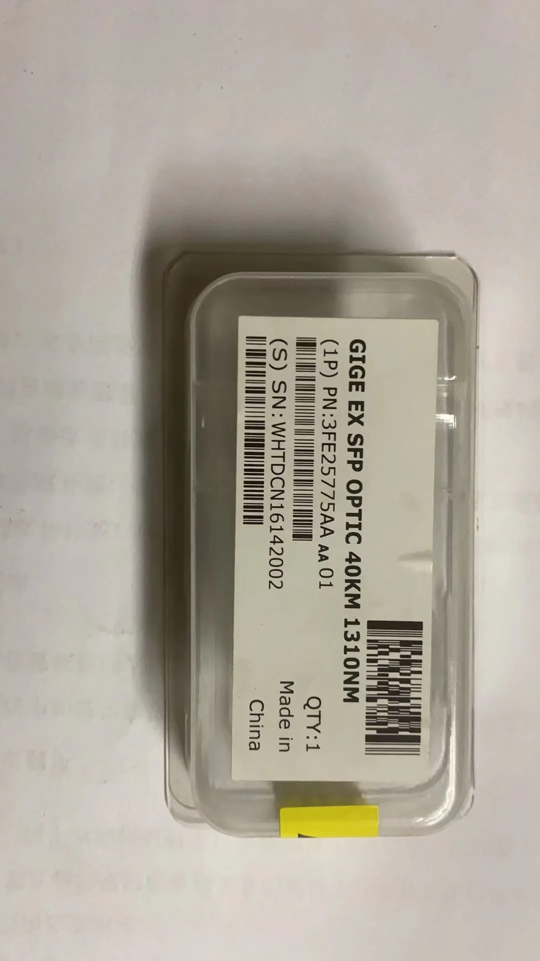 Imagem -03 - Módulo Transceptor Original Novo 3fe65831aa 3fe25774aaaa 3fe25775aaaa 3fe53441baaa 3he00027caaa0110g- er +40 85 1550nm Sfp +