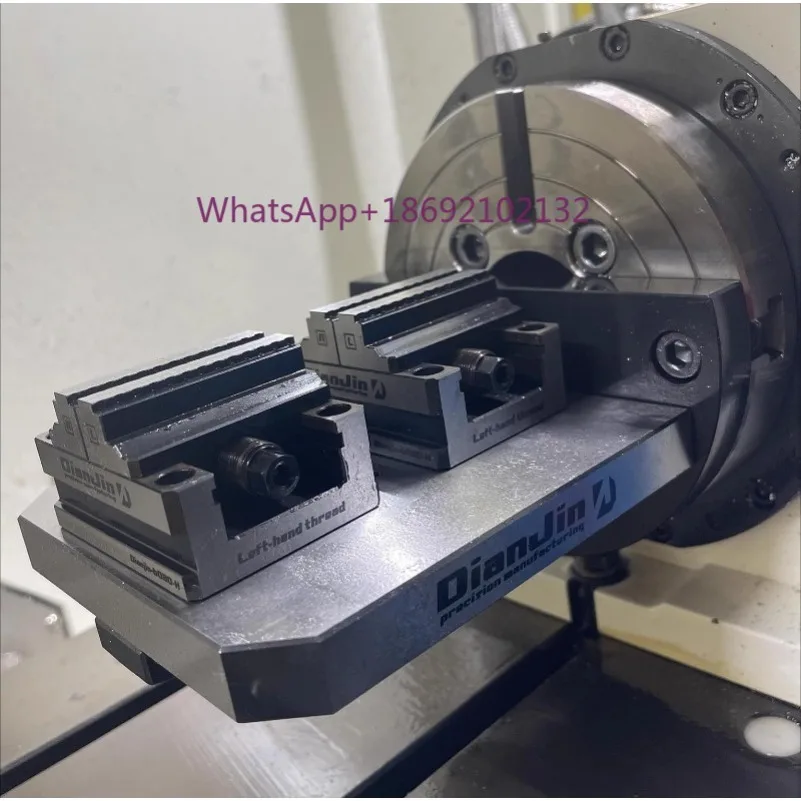 4-5-Axis Fixture Self-centering Vise Positive and Negative Quick Clamping 2-8 Inches DJ-6080H Self Centering Vise