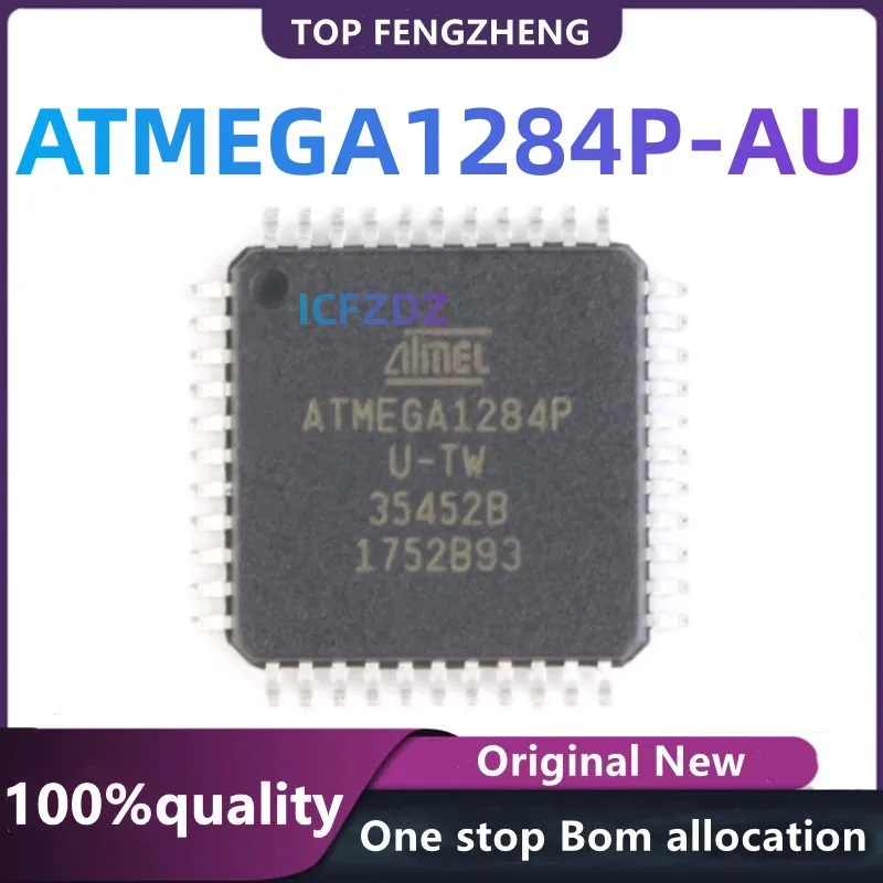 100% New Original ATMEGA1284P-AU ATMEGA1284P ATMEGA1284 TW TQFP-44 In Stock