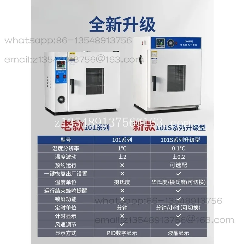 Electric constant temperature blast drying oven, headlight heating oven