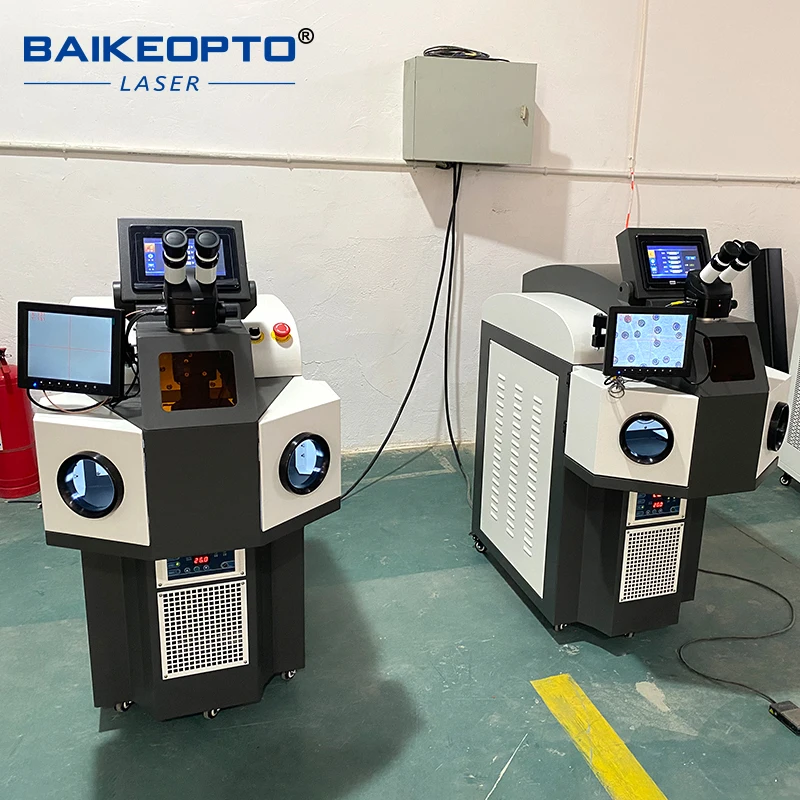 BK‑YJW200B 200W YAG Jewelry Laser Welding Machine Gold Silver Platinum Spot Welder Built‑in Water Cooling for Jewellery Repair