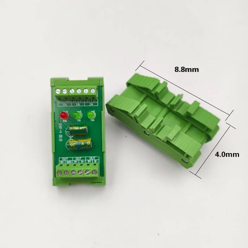 Single-ended Collector Differential Microcomputer PLC Industrial Control Card Servo Connection Board Card HTL to TTL24v to 5v