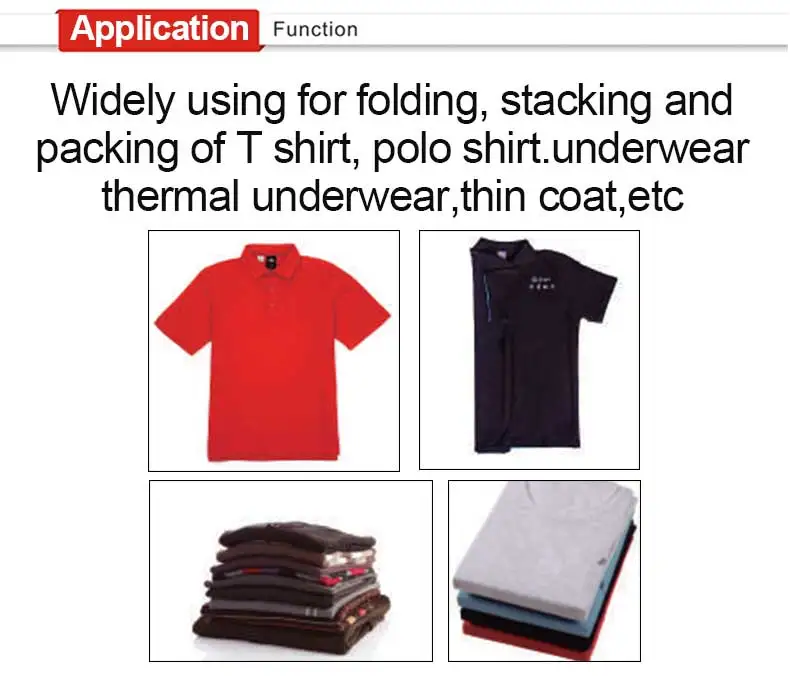 FPS-1 Semi Automatic T-shirt Skirt Pants Hoodie Apparel Clothes Folding Bagging Machine Auto shirt folder machine