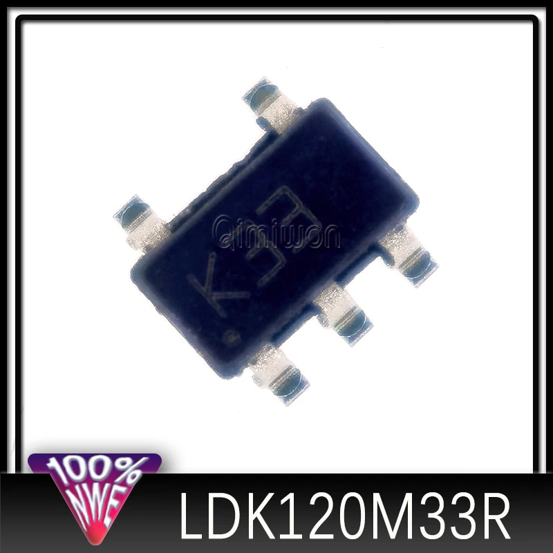 Ldk120m33r k33 SOT23-5、送料無料、5-50個