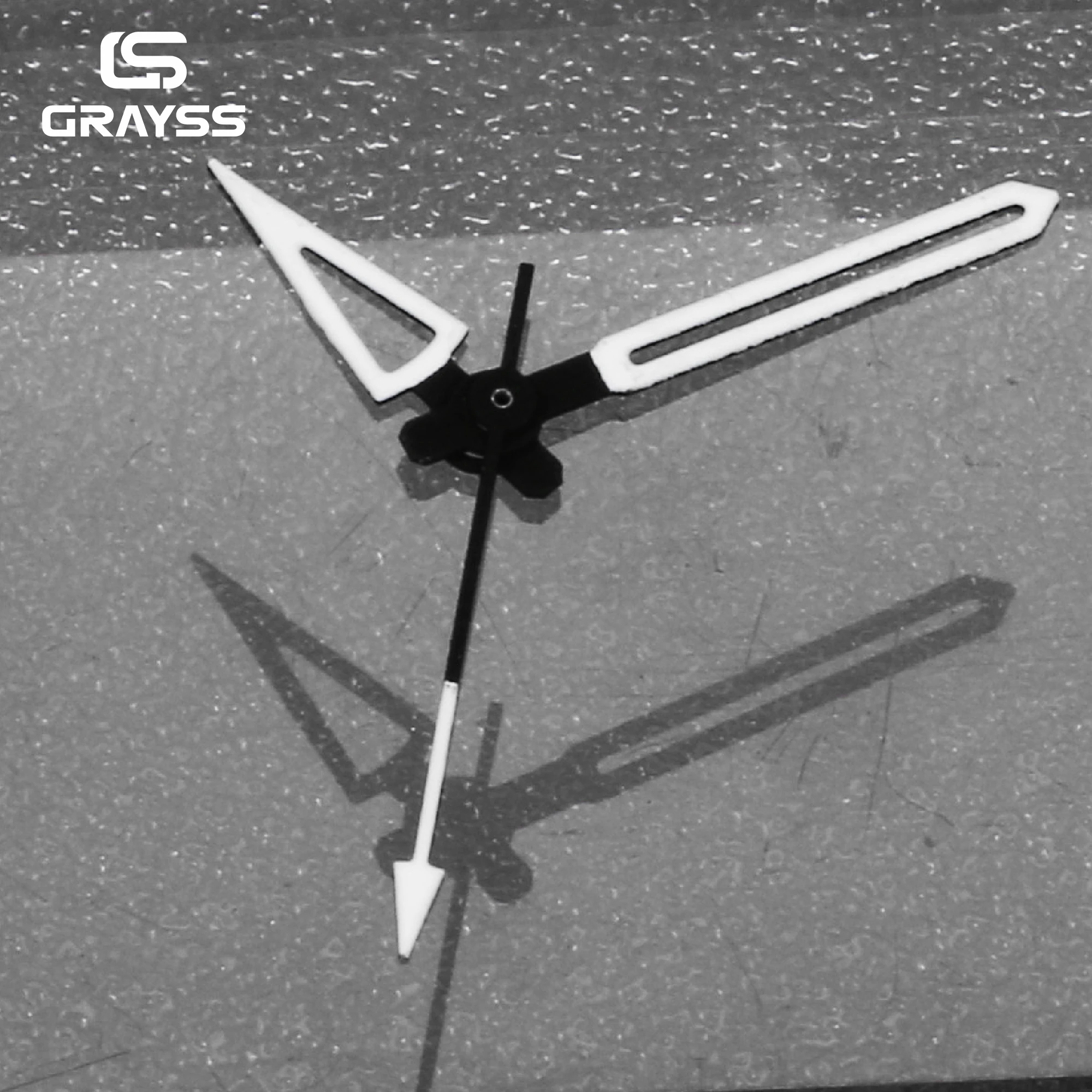 GRAYSS Zeigersatz, blaue, leuchtende Skelett-Zeiger für NH35/Miyota-Uhrwerk, DIY-Mod-Teile, mechanischer Uhr-Ersatz – Detail 3