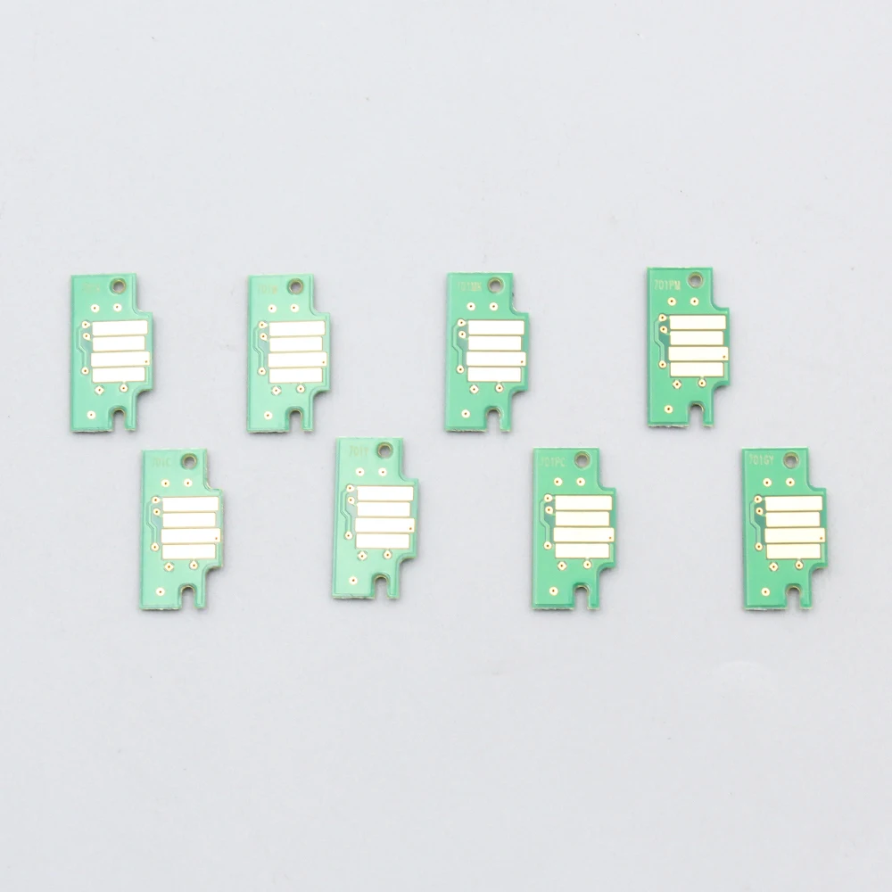 

8 PCS PFI-701 Ink Cartridge Chip for Canon IPF8000S IPF9000S IPF8010S IPF9010S IPF8010S IPF9010S PFI 701 PFI701 Chip