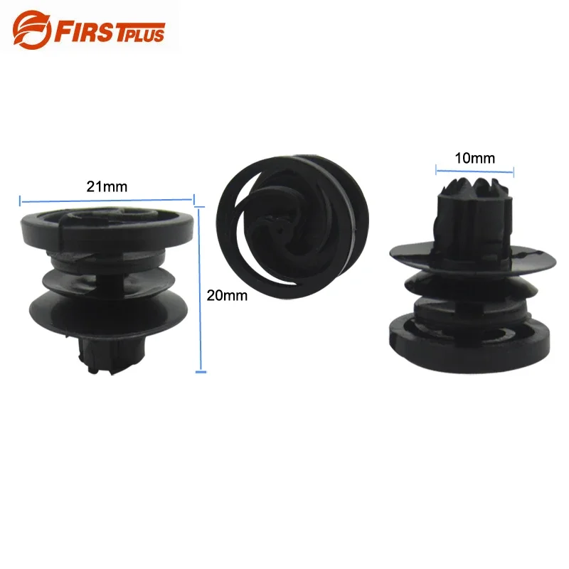50 x Plastic Auto Clips Car Door Panel Clip Bumper Trim Fastener Retainer Fender Clip For Passat B5 view 2