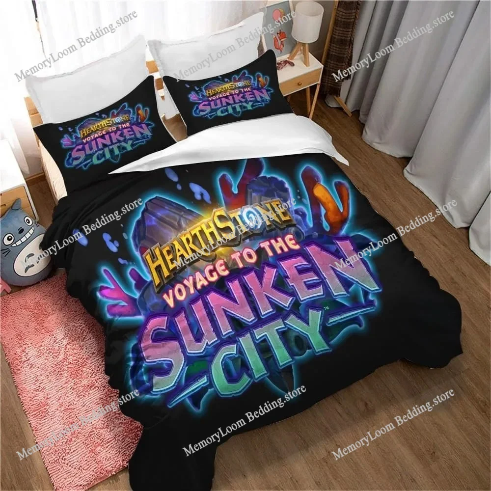 

Game Hearthstone Heroes of Warcraft Duvet Cover 3D Exquisite Print Bedding Set Comforter Bed Youth Home Decor Girls Boys Gift