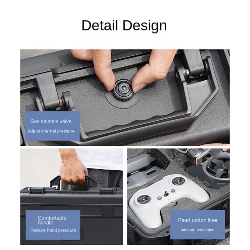 For DJI Avata2 Explosion Proof Case, Drone Portable Waterproof Case, Portable Accessories Storage Bag