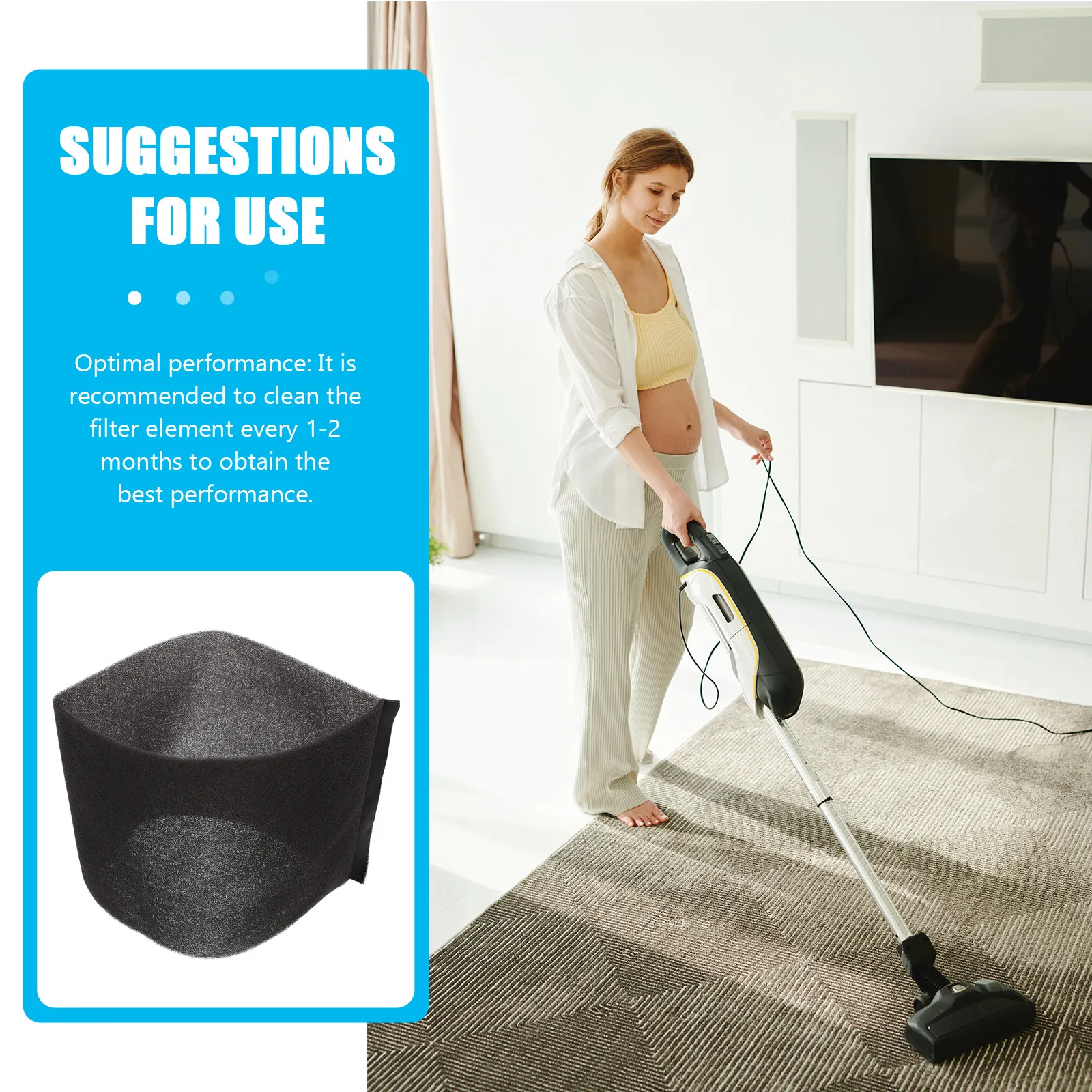 

Сменный фильтр для пылесоса VF2001, универсальная запасная часть для влажной и сухой уборки, сетчатый фильтр для пылесборника