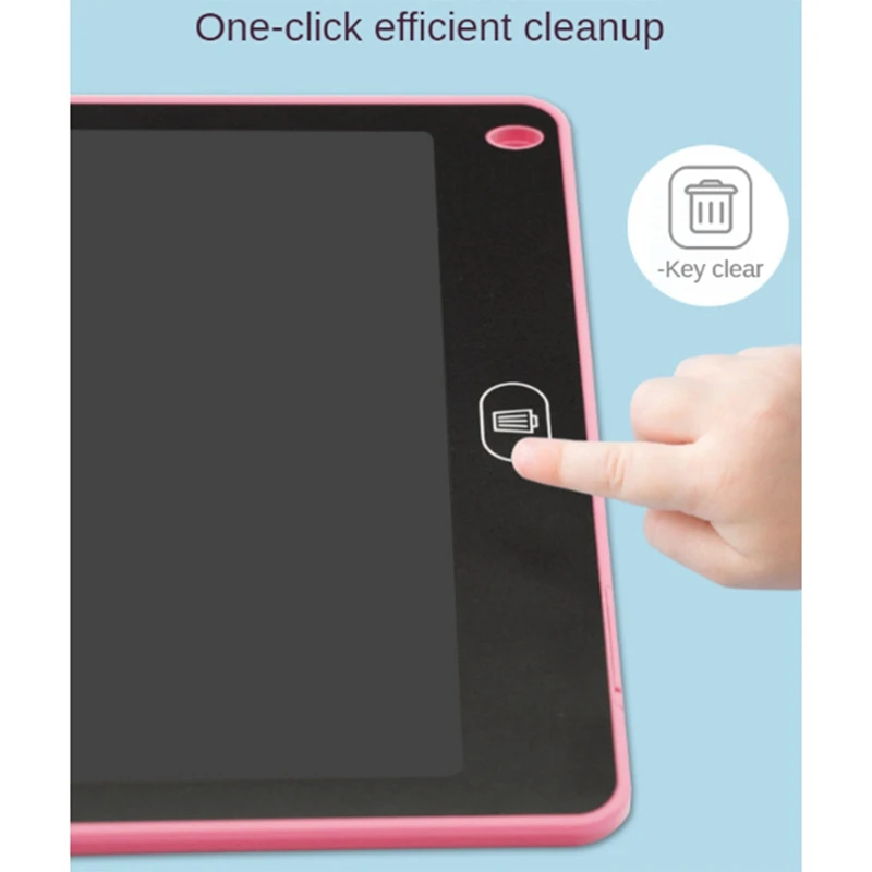 12 Inch K Model Lcd Handwriting Board Color Drawing Doodle Eye Protection Writing Board Color Screen,Light Blue Durable