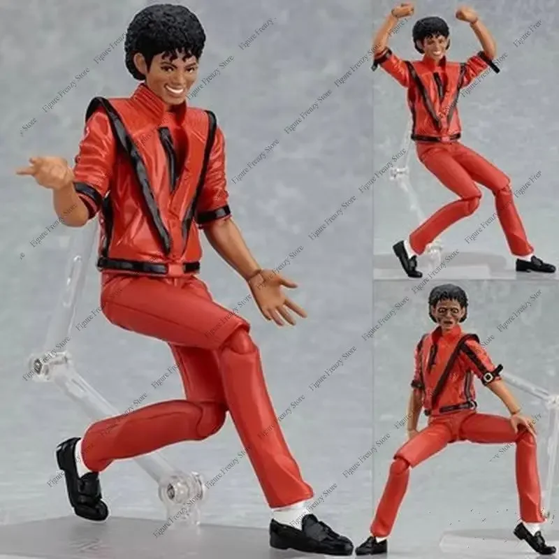 特別オファー14cmホットマイケル・ジャクソン白い服を着たムーンウォークアクションフィギュアモルデスクトップデコレーションおもちゃサプライズクリスマスギフト