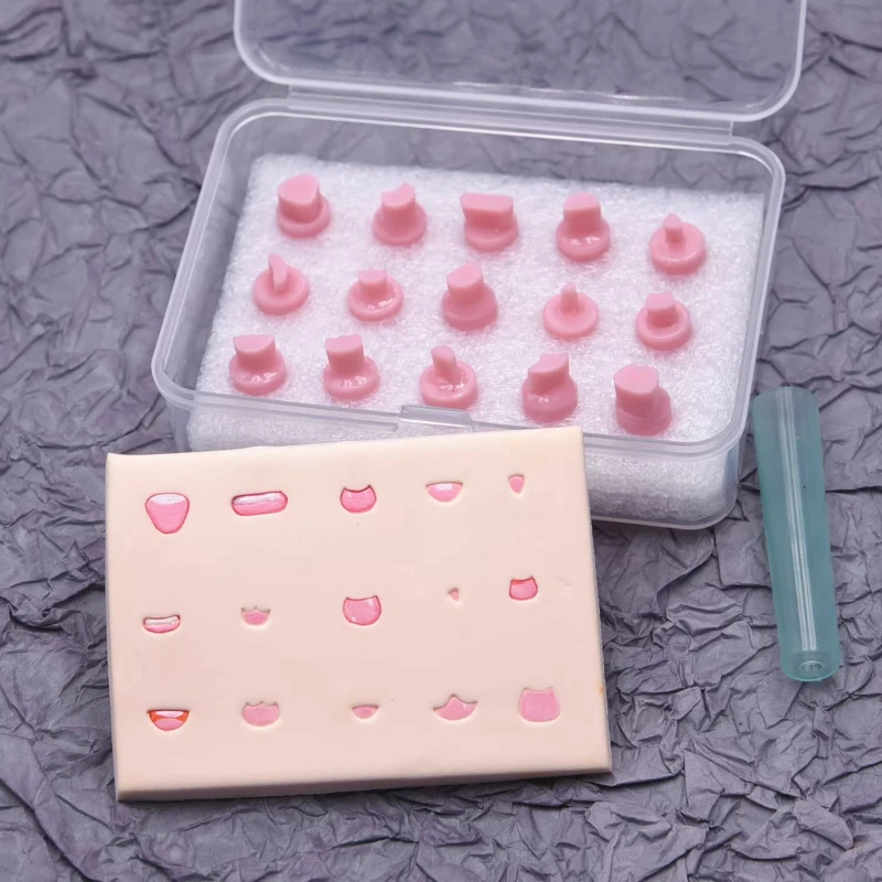 Pottery/Mouth Shape Mold DIY Ultra-light Clay Stone Plastic Clay Make Dolls Mouth Shape Accessories/expression Assistance Tools