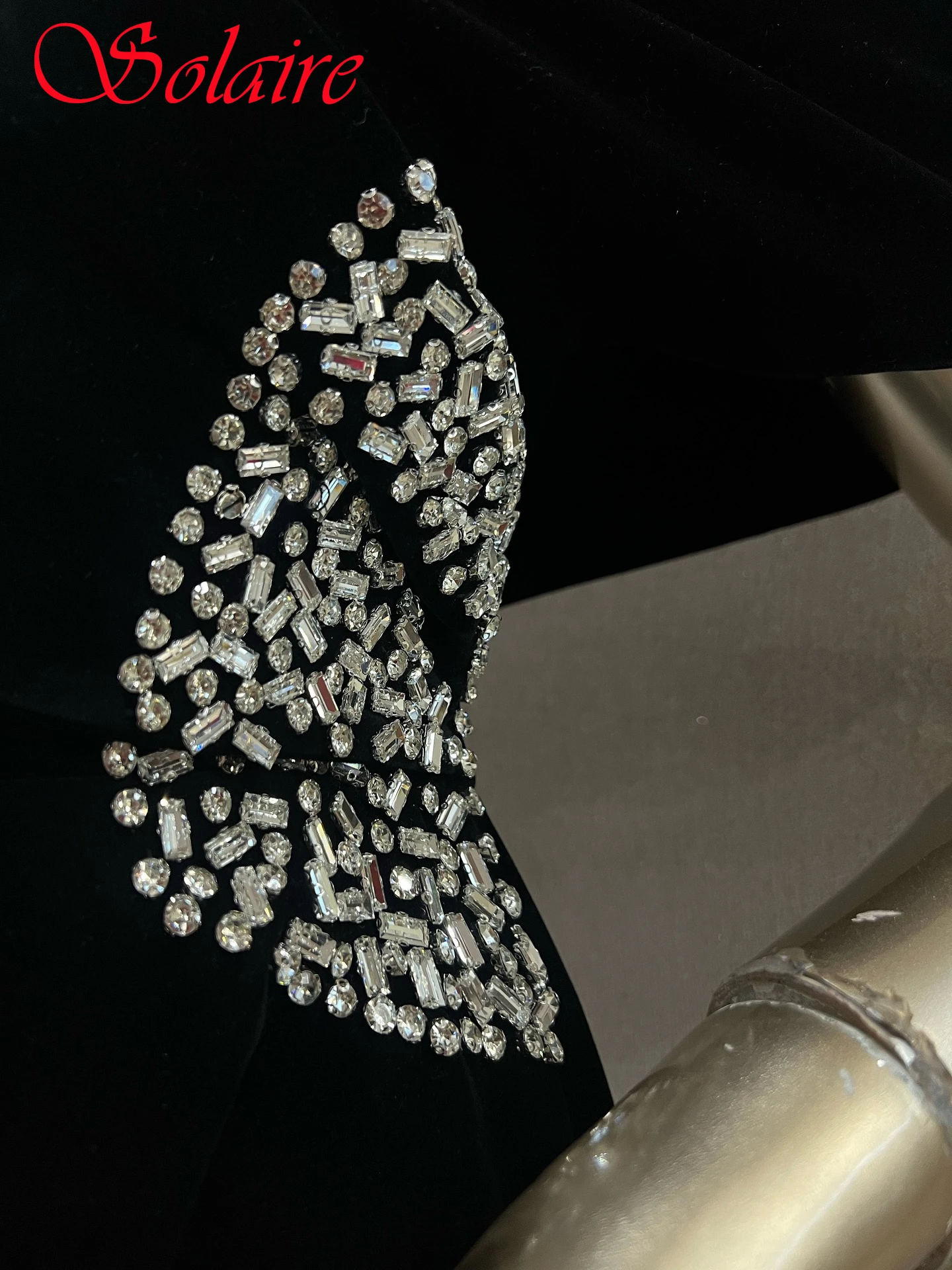 فستان سهرة رسمي كلاسيكي مخصص على شكل حرف a وأكمام قصيرة ورقبة على شكل حرف v مناسبة مخصصة رقيقة فستان أنيق للحفلات #6