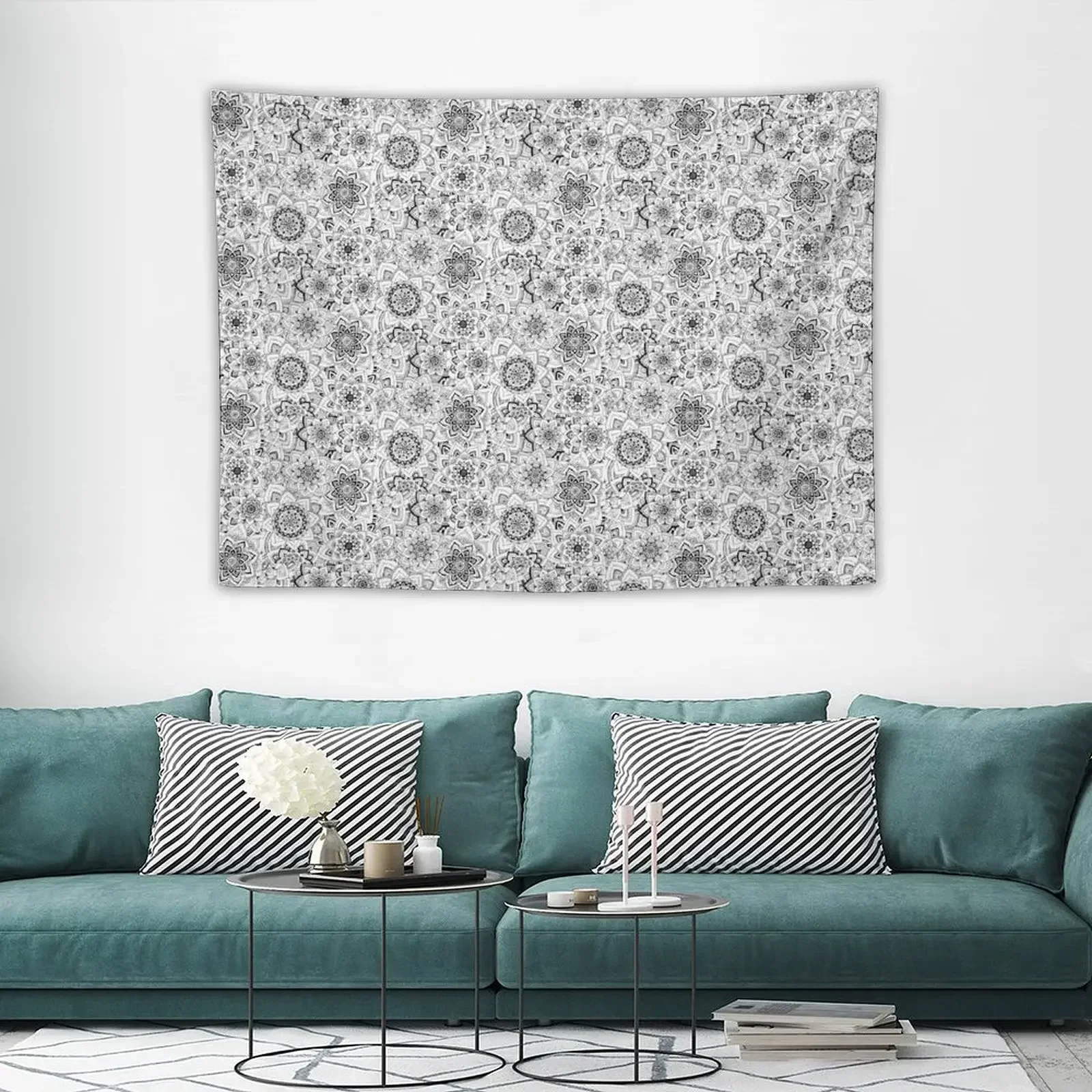 Entangled Mandalas 1 Tapestry House Decorations Carpet On The Wall Room Decoration Accessories Room Decore Aesthetic Tapestry