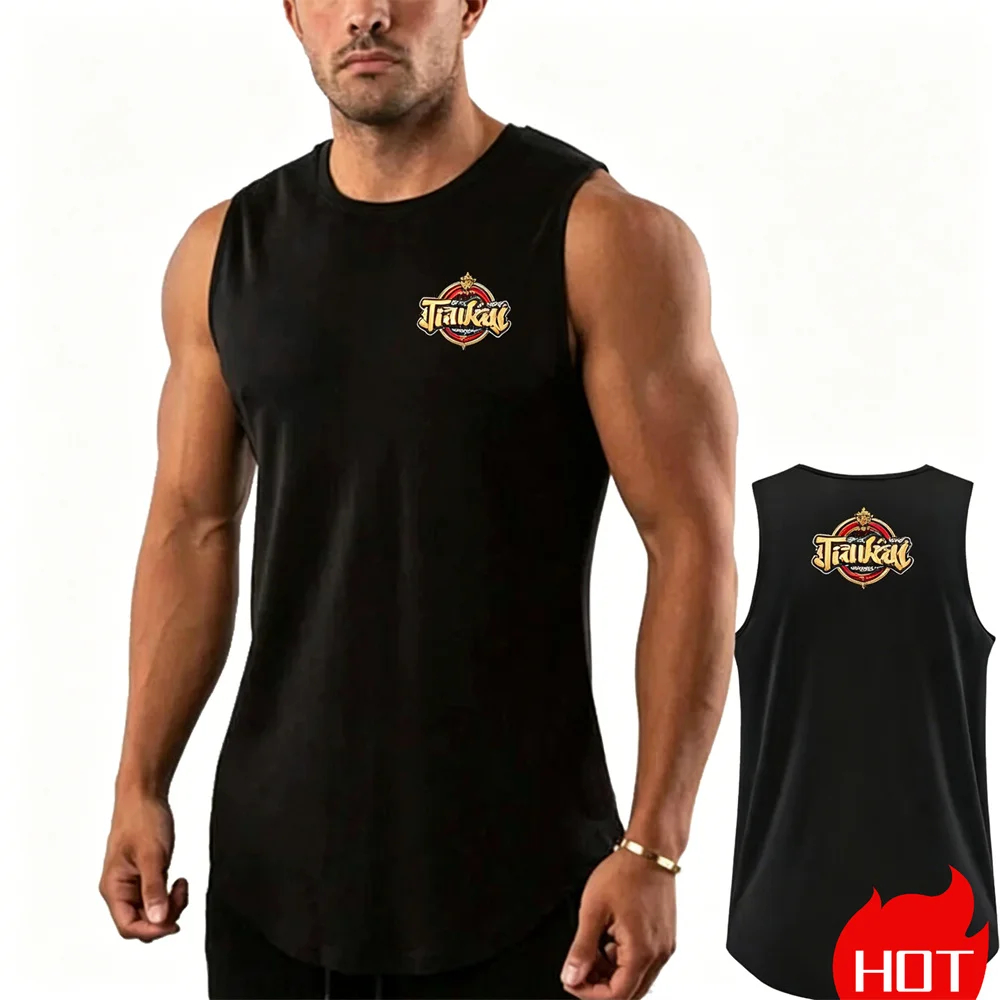 Summer mens running vest Unisex casual sports vest  quick-dry men's t-shirts and tank tops ventilate clothes for man muscle tank