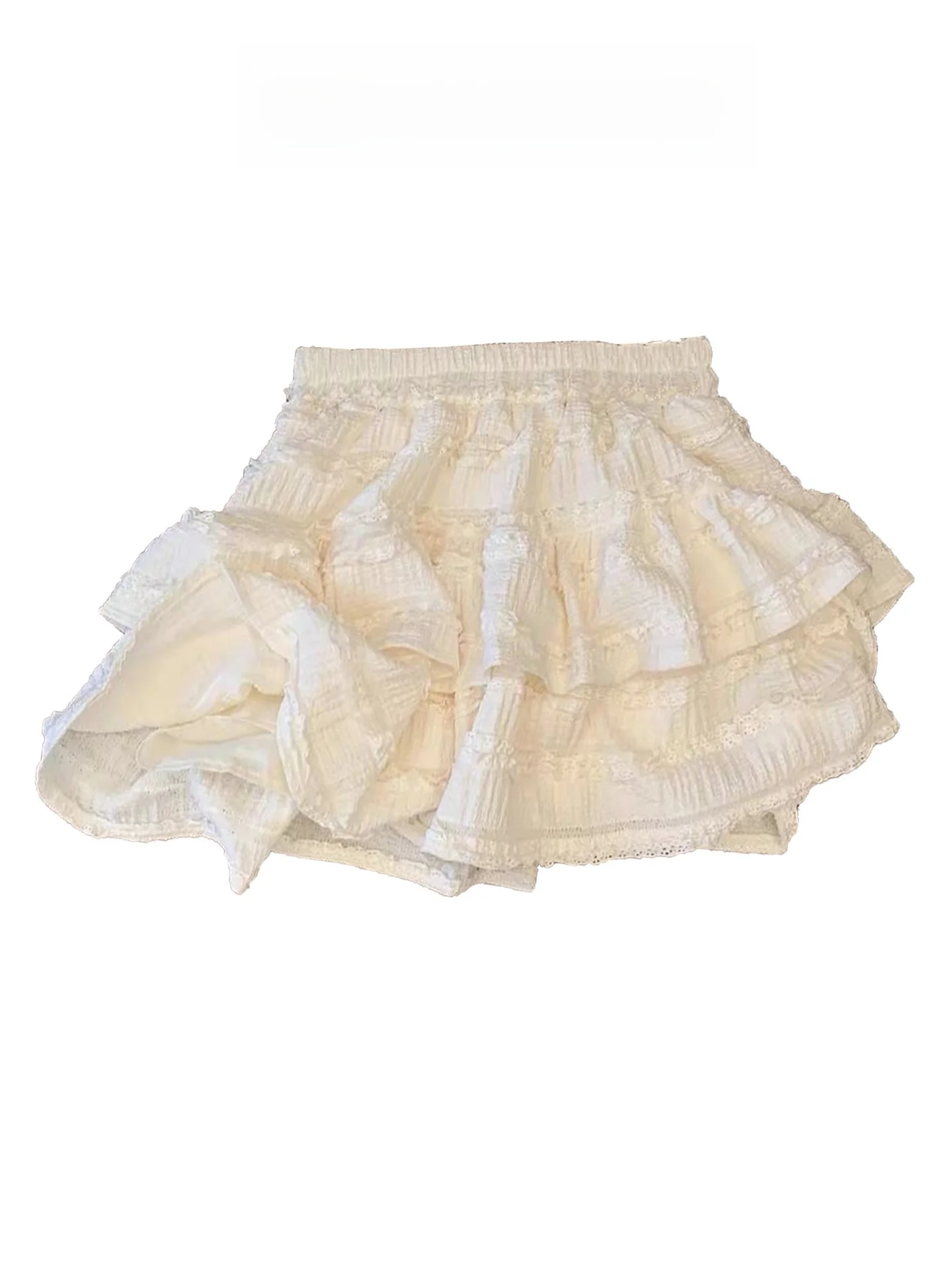 スイート プチ パフィー ケーキ スカート レディース 夏 新しい レトロ ハイウエスト スリミング 多用途 f-length スカート フィットネスなどに