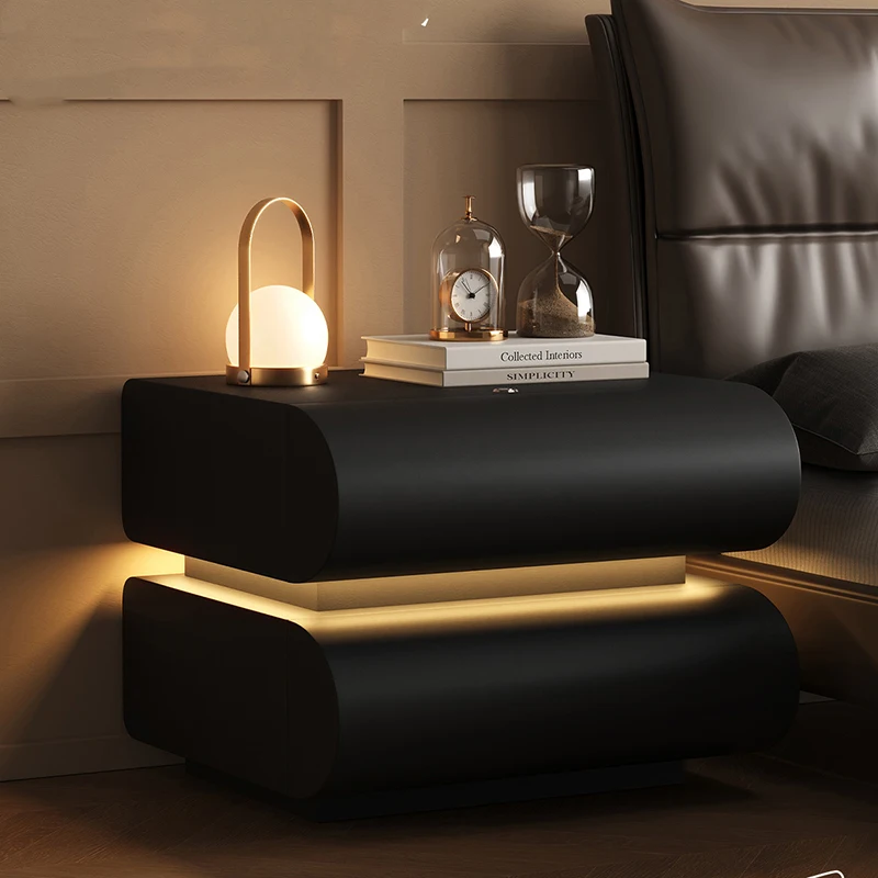 

Minimalist European Night Table Decoration Aesthetic Simple Versatile Nightstand European Romance Comodino Bedroom Furniture