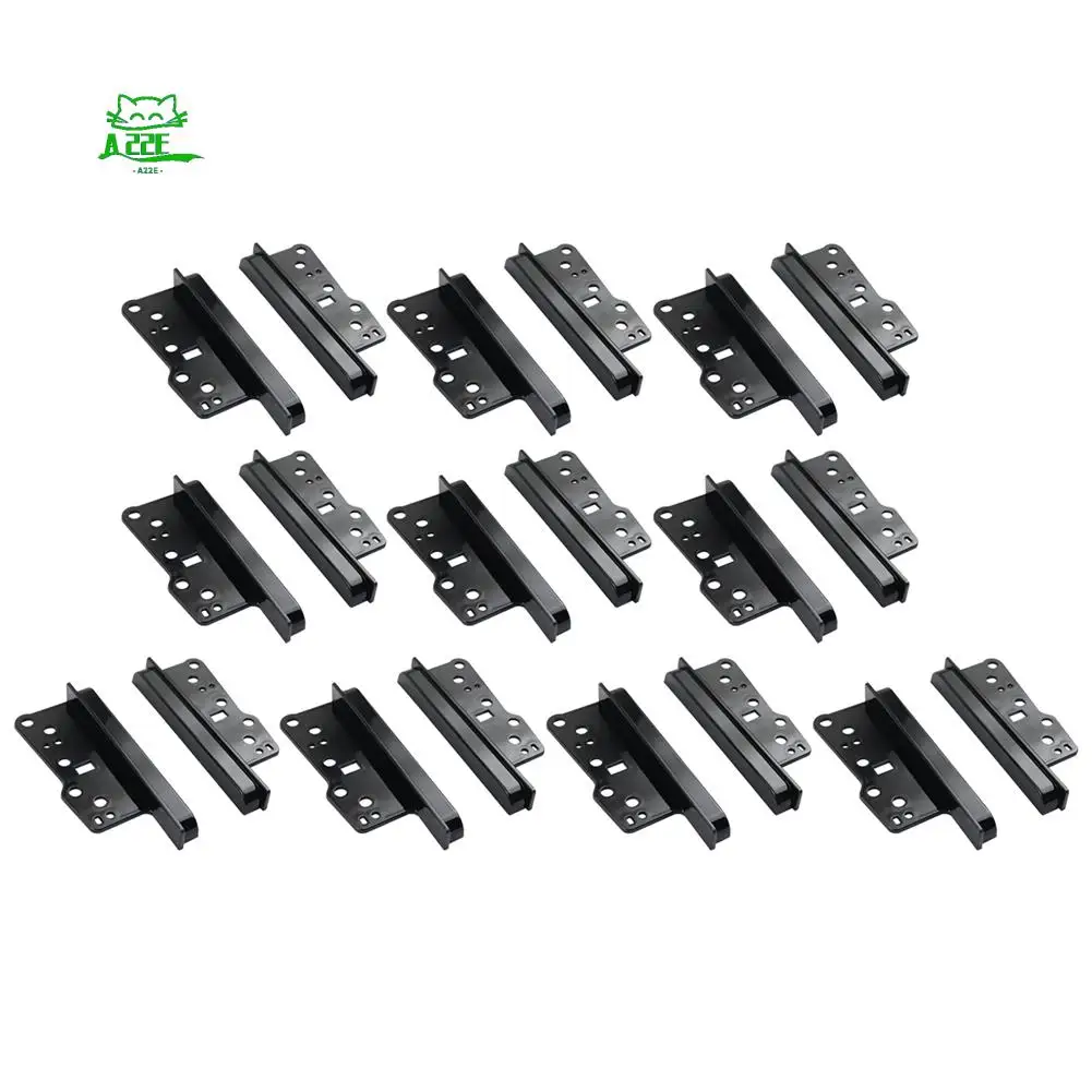 

A22E-10 Pair Car Radio Brackets Double Din Stereo Panel Fascia DVD Dash Mount Trim Side Kit For Toyota Scion Subaru