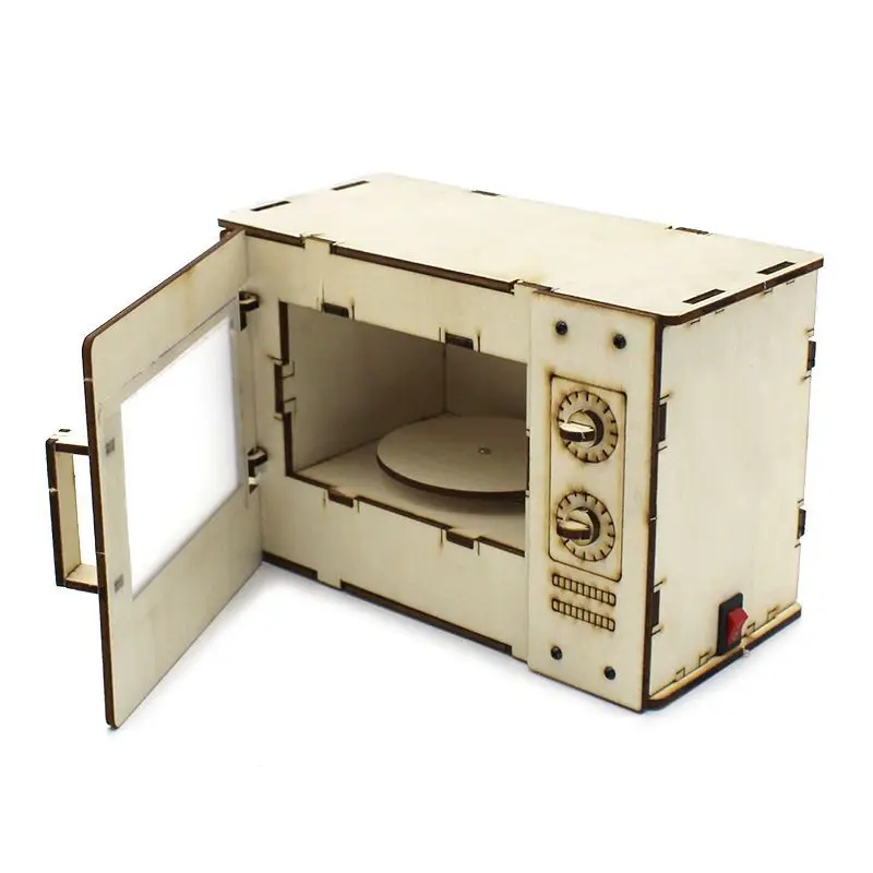 DIY Microwave Oven No.1 Model Student Experimental Teaching Aid Assembly Materials Science Gadget Kit