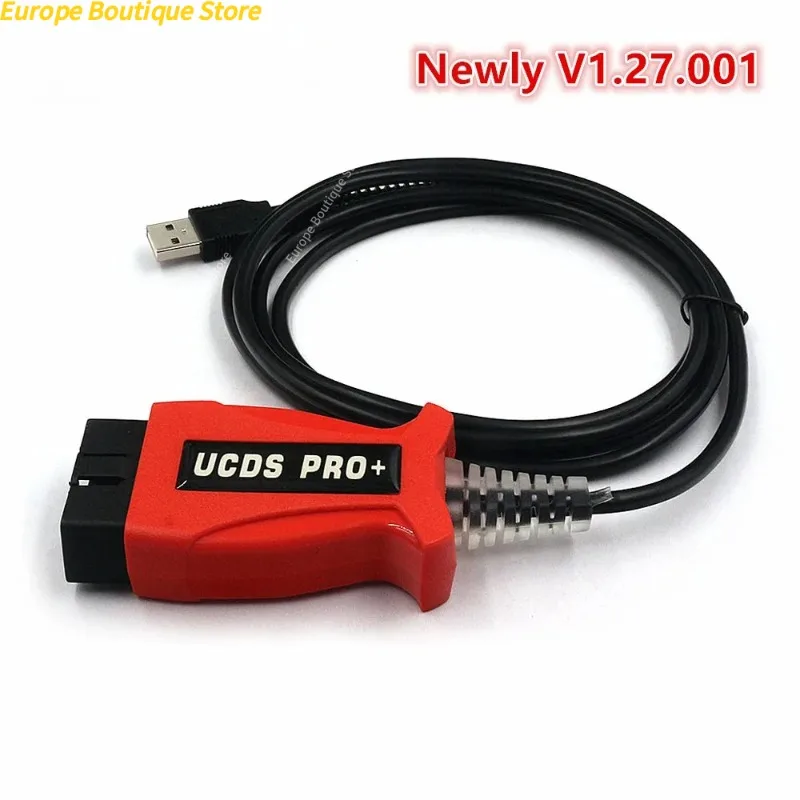 Chaud!!! UCDS PRO + pour Interface de Diagnostic Ford OBD2 UCDS Pro Plus V1.27.001 fonctions complètes avec 35 jetons outil UCDS Pro 1.27