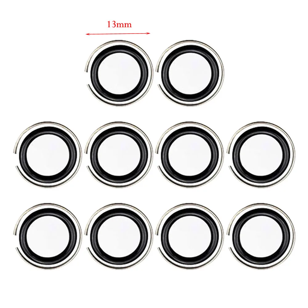 Snap Rings O-rings Mechanic Equipment Anti Detachment Clips Kit 1 2 Inch Retaining Rings Easy Installation Iron Material