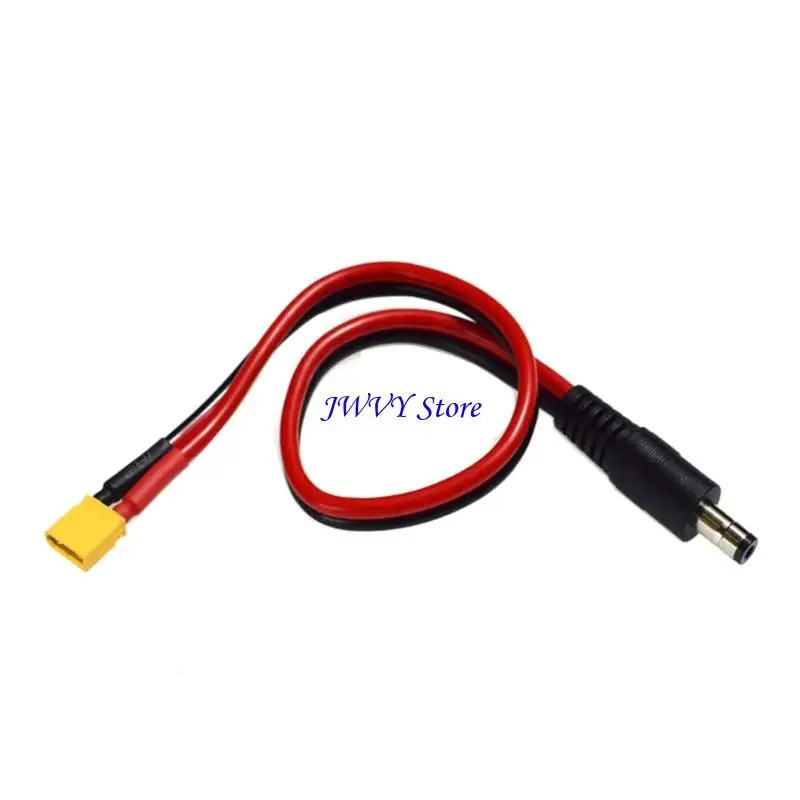 573A XT30 Male To DC5.5X2.1Mm Male Power Cable 14AWG High Current Battery Adapter Cord Line For FPV Goggles And UAV Batteries
