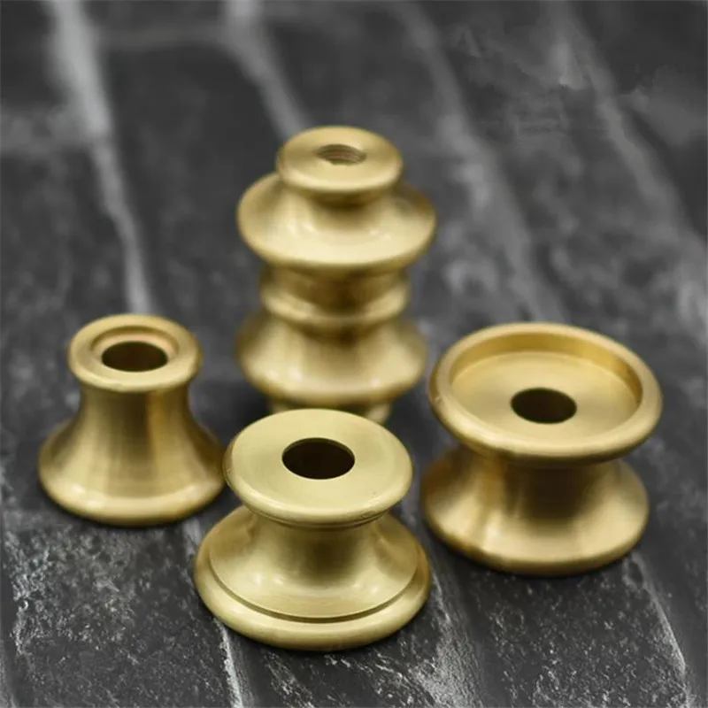 Bedroom table lamp body DIY all brass decorative parts I-shaped horn cylindrical Beside lamp accessories assembly maintenance