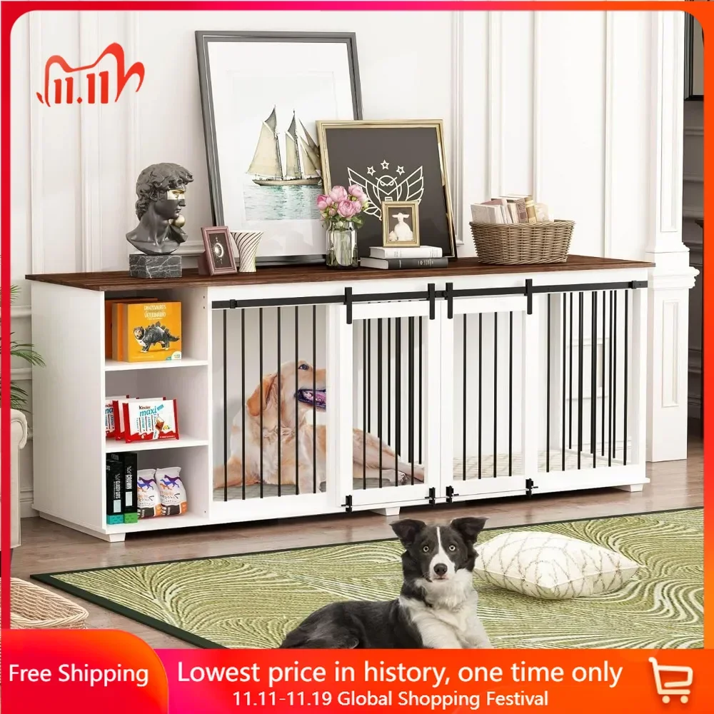 Large Dog Crate Furniture, 86.6