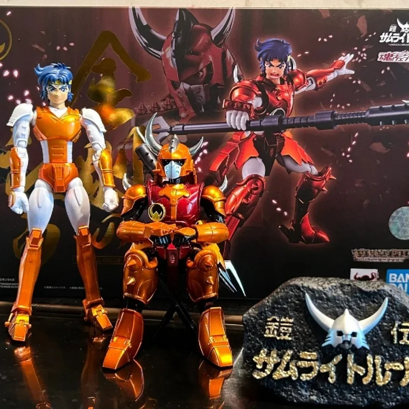 Genuine In Stock Sentinel Yoroiden Samurai Troopers Ronin Blaze Flame God Anime Figure Collection Model Dolls Action Figure