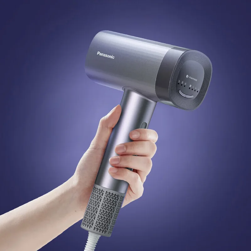 Panasonic secador de cabelo nanoe tecnologia 1200w leve portátil baixo ruído confortável casa secador de cabelo