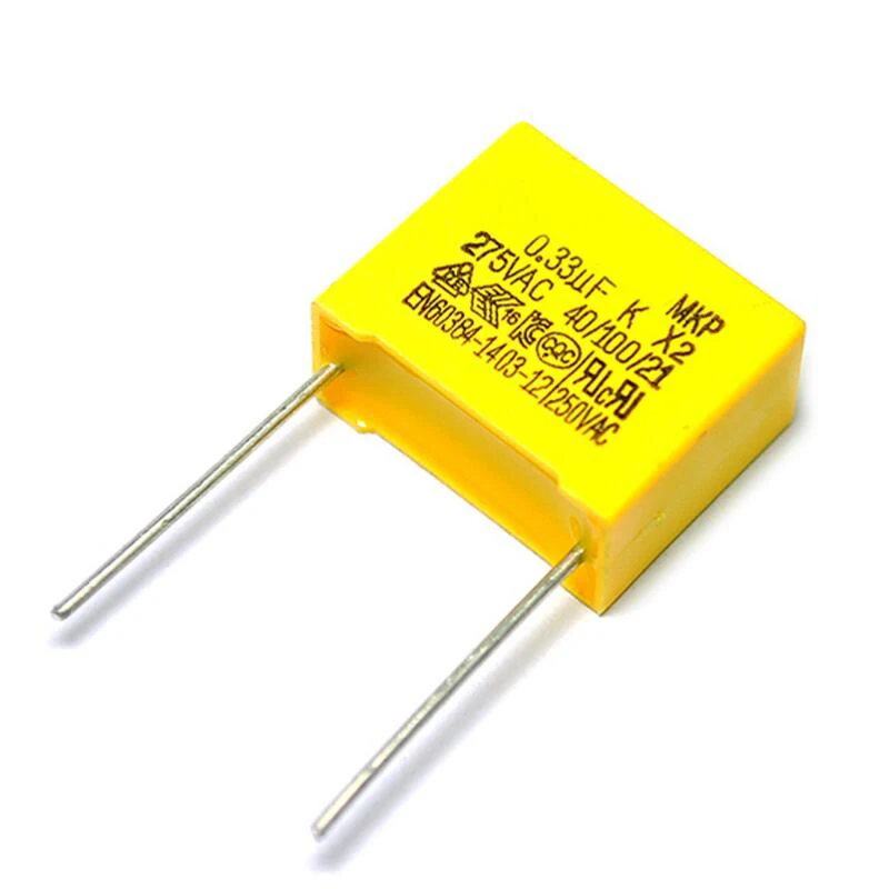 10 pz X2 condensatore di sicurezza 15mm 275VAC 275V 0.022UF 0.047UF 0.1UF 0.15UF 0.22UF 0.33UF 0.47UF 0.68UF 1UF film in polipropilene