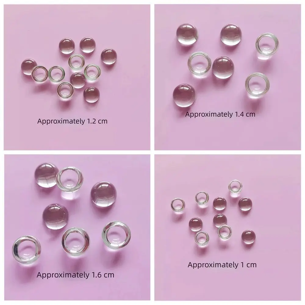 3D Clear Raised Keyboard Stickers Silicone Raised Pad Long Nails Keyboard Stickers Comfortable Protection Transparent