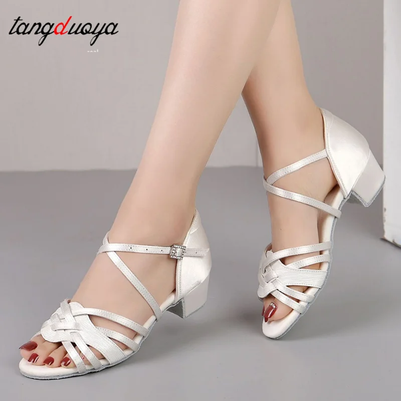 

Girls Shoes Latin Dance Shoes For Women Ballroom shoes Ladies Modern Tango Jazz Dancing Performance Shoes Salsa Sandals Training