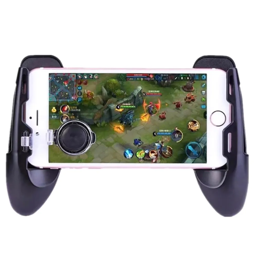 3 In 1 Mobile Phone Device Controller Holder For PUBG Game Gamepad Joystick For IOS Android 4.5-6.5 Inches Phone Play Accessory