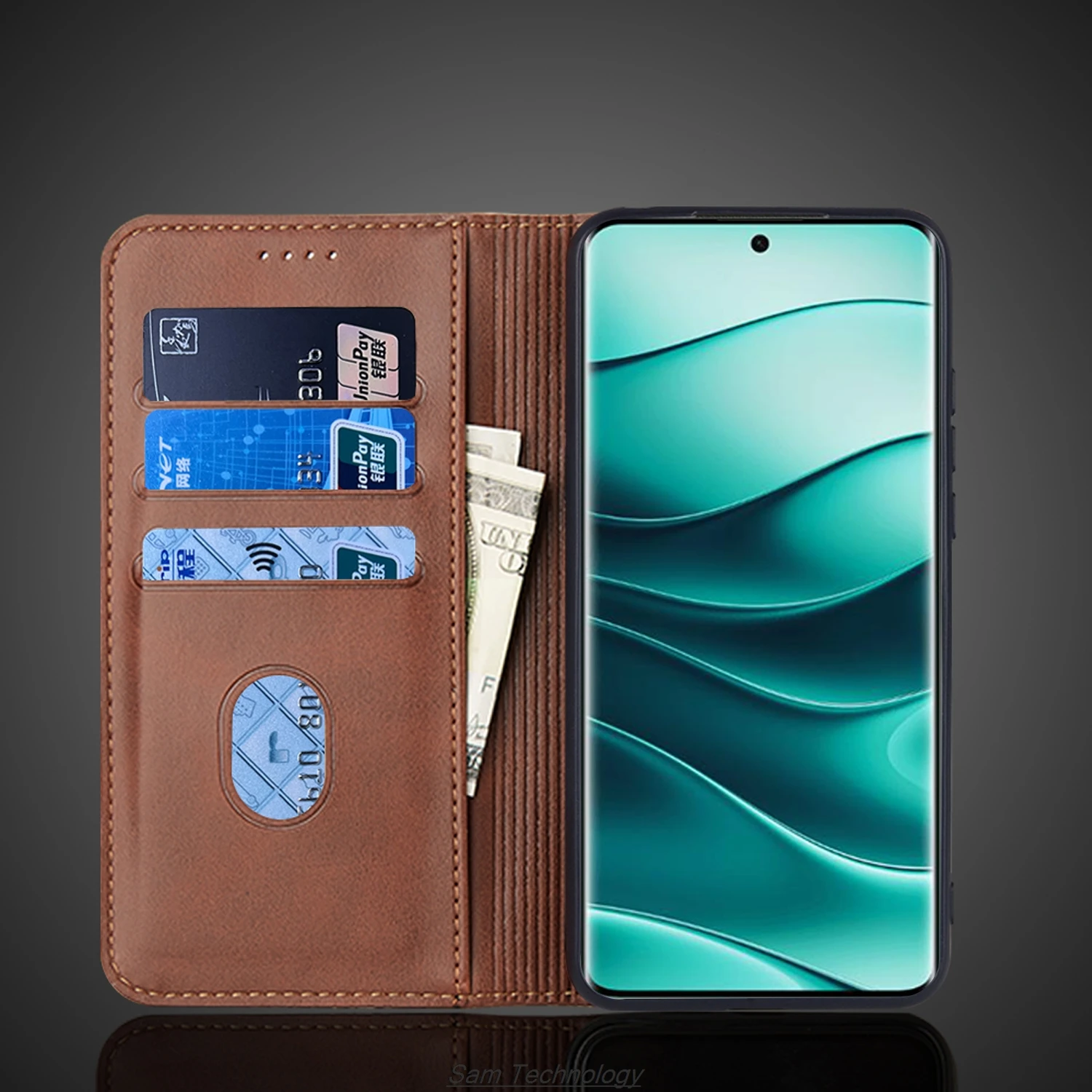 Magnetic attraction Leather Case for Xiaomi Redmi Note 14 Pro plus 5G Global Version Holster Flip Cover Wallet Bags Fundas Coque