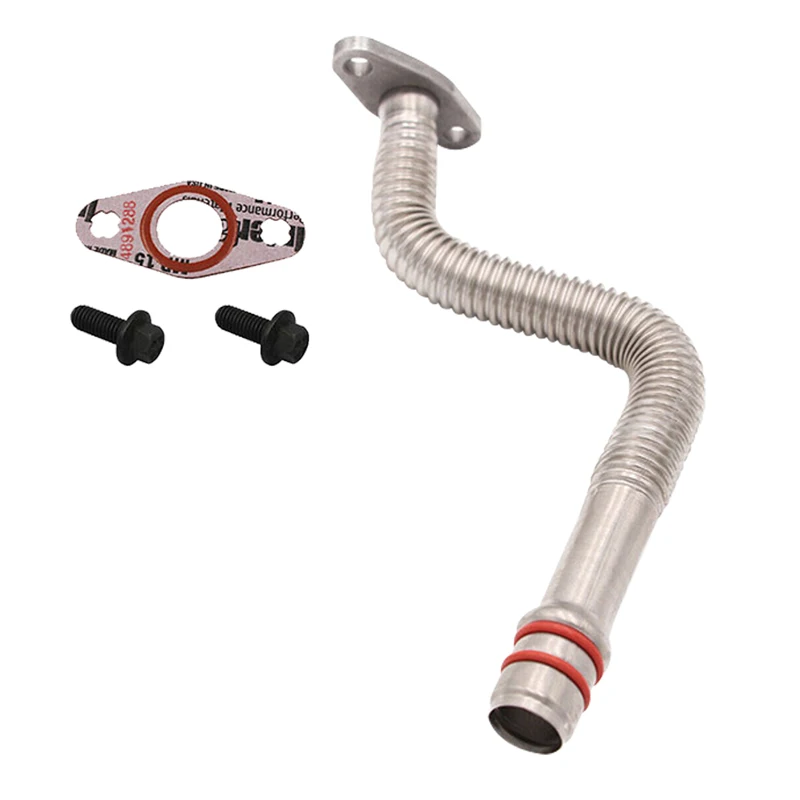 Turbocharger Oil Return Drain Line Tube 904-350 Compatible with Dodge 2007-2018 Compatible with Ram 2500 3500 4500 6.7L Diesel